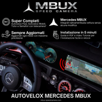 Radars de vitesse pour Mercedes MBUX avec guide d'installation - Mars 2025